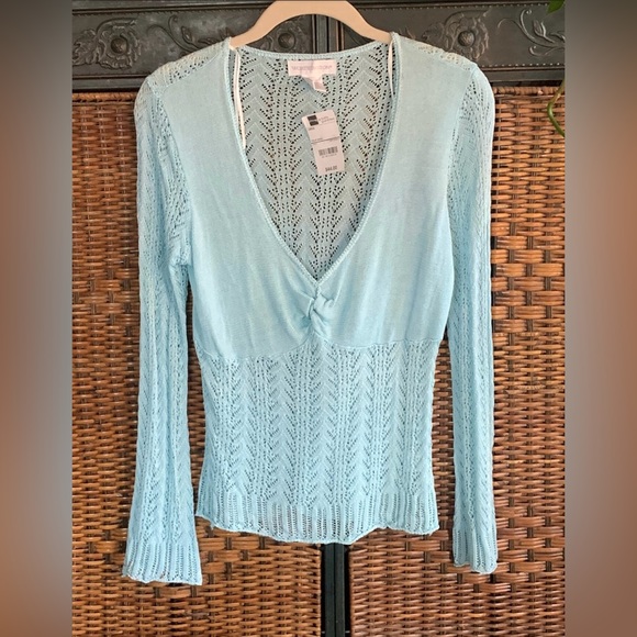 Worthington NWT Ice Blue Top - Picture 1 of 10